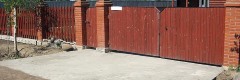 Устройство въезда в Соликамске